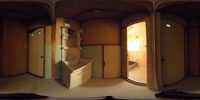 パノラマ画像洗面所