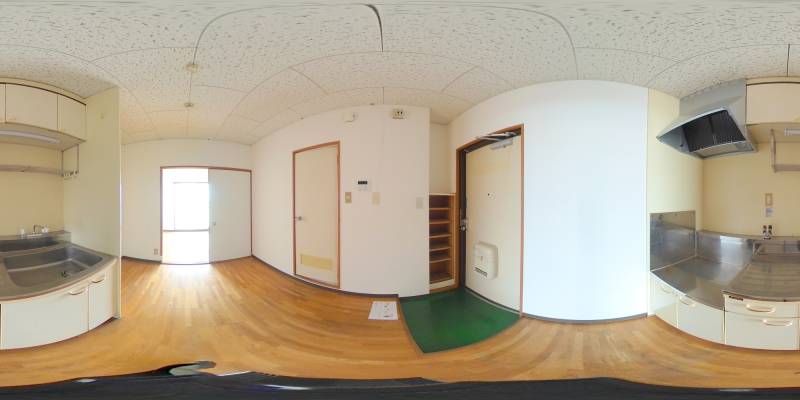 パノラマ画像キッチン