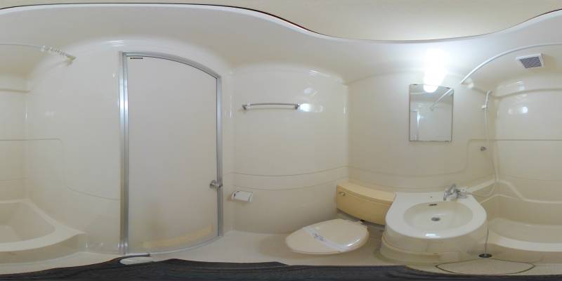 パノラマ画像バスルーム