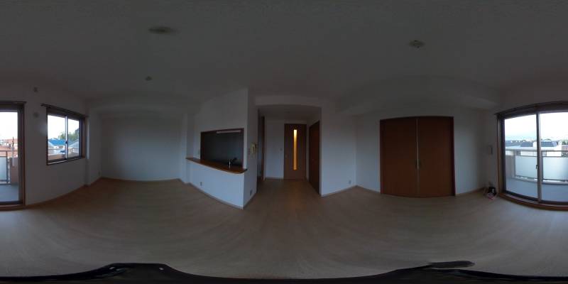 パノラマ画像リビング