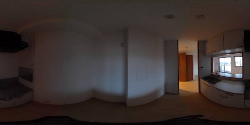 パノラマ画像キッチン