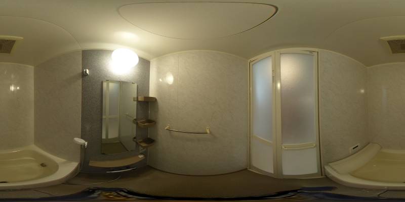 パノラマ画像バスルーム