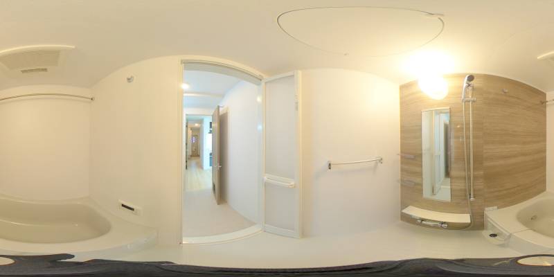 パノラマ画像バスルーム