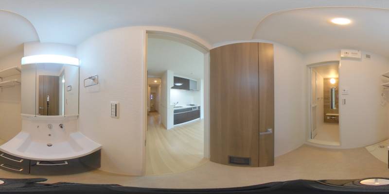 パノラマ画像洗面所