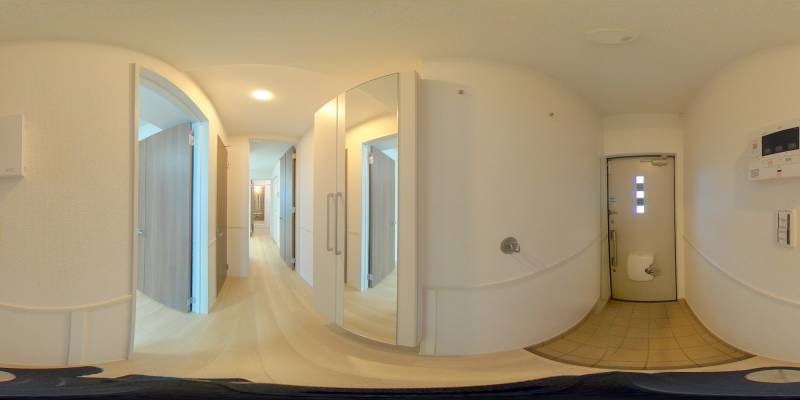 パノラマ画像玄関