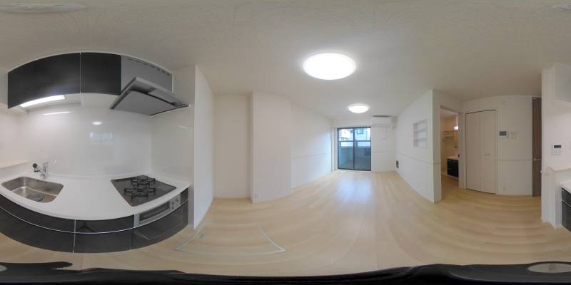 パノラマ画像キッチン