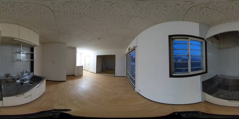 パノラマ画像キッチン