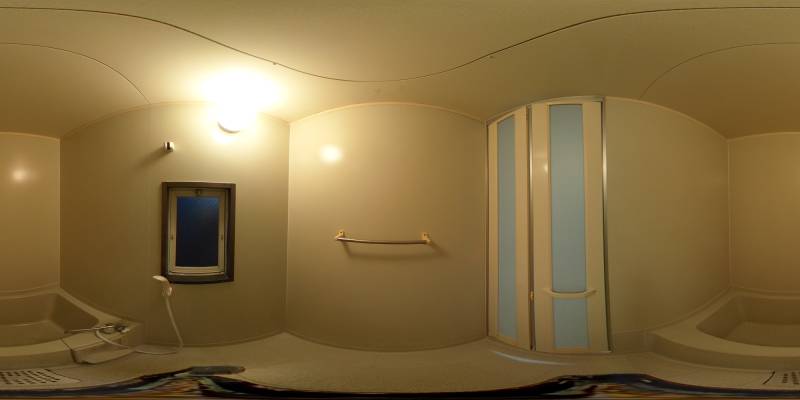 パノラマ画像バスルーム