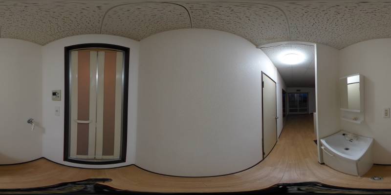 パノラマ画像洗面所