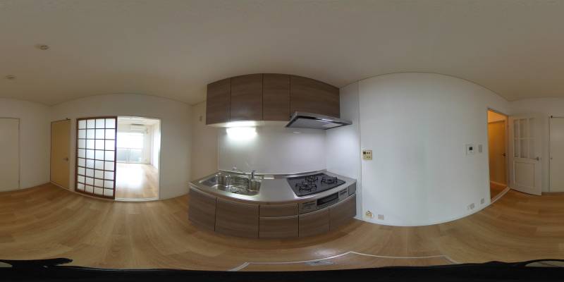 パノラマ画像キッチン
