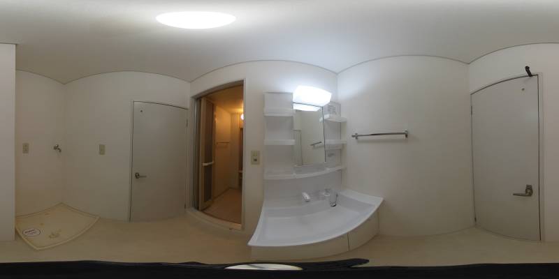 パノラマ画像洗面所