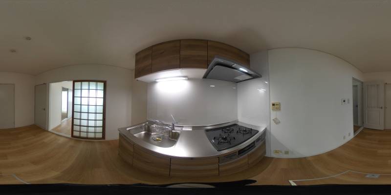 パノラマ画像キッチン