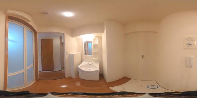 パノラマ画像洗面所