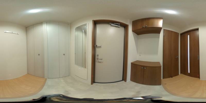 パノラマ画像玄関