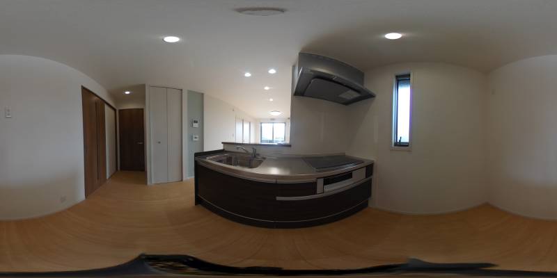 パノラマ画像キッチン