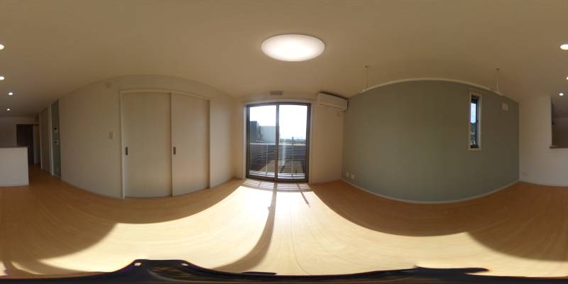 パノラマ画像リビング