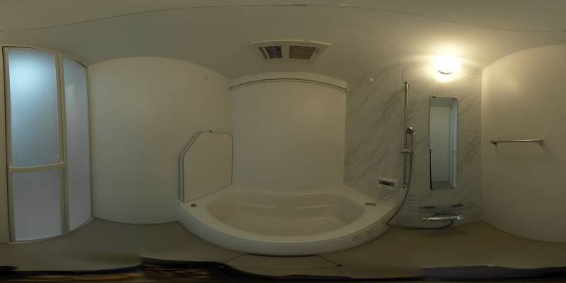 パノラマ画像バスルーム