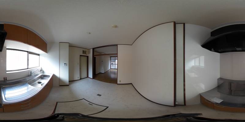 パノラマ画像キッチン