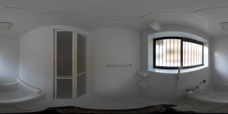 パノラマ画像バスルーム