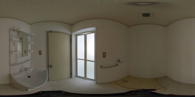 パノラマ画像洗面所