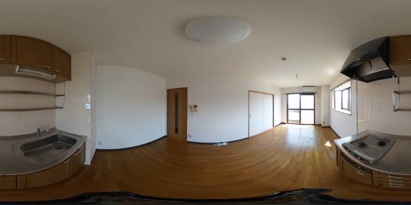 パノラマ画像キッチン
