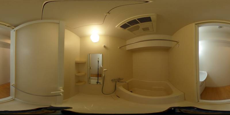 パノラマ画像バスルーム