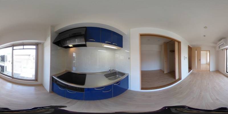 パノラマ画像キッチン