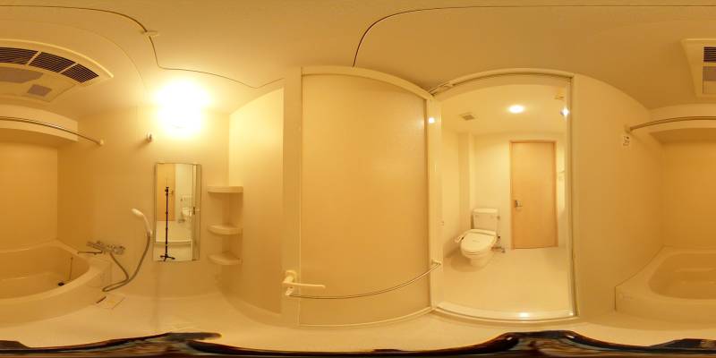 パノラマ画像バスルーム