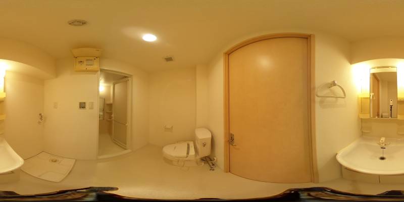 パノラマ画像洗面所