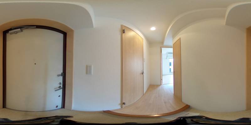 パノラマ画像玄関