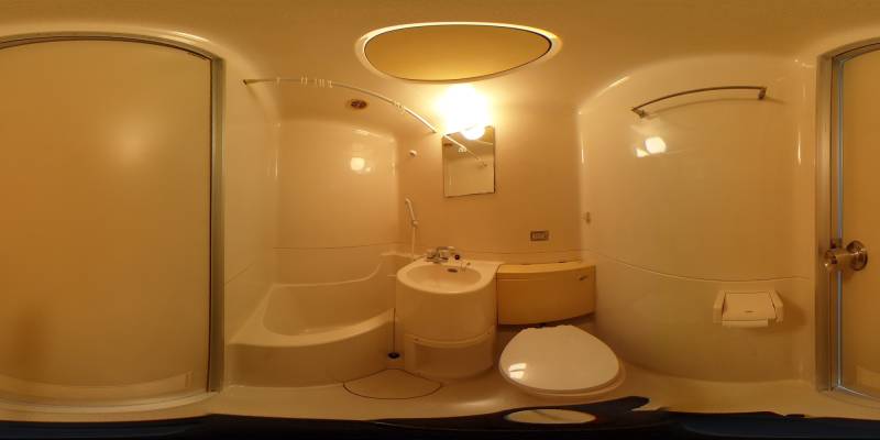 パノラマ画像バスルーム