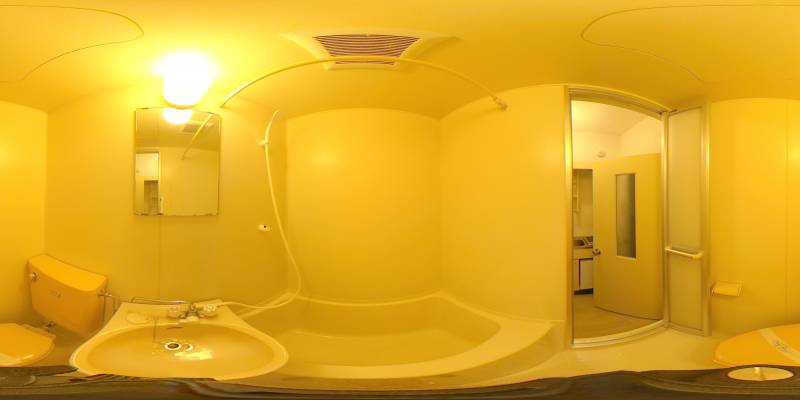 パノラマ画像バスルーム