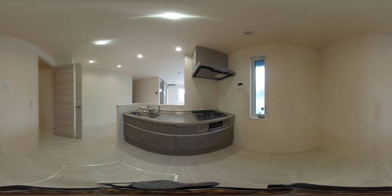 パノラマ画像キッチン