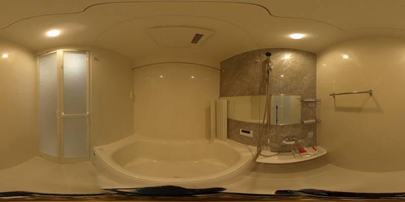 パノラマ画像バスルーム