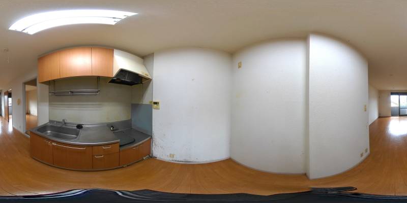 パノラマ画像キッチン