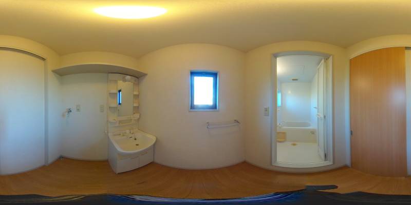 パノラマ画像洗面所