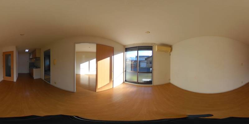 パノラマ画像リビング