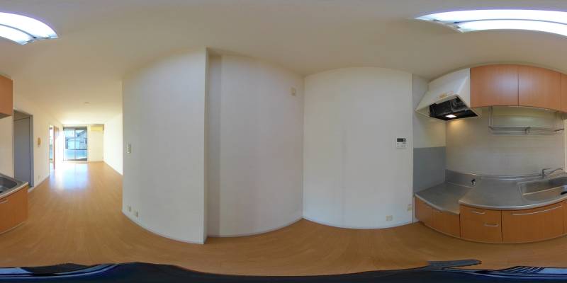 パノラマ画像キッチン