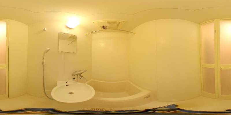 パノラマ画像バスルーム