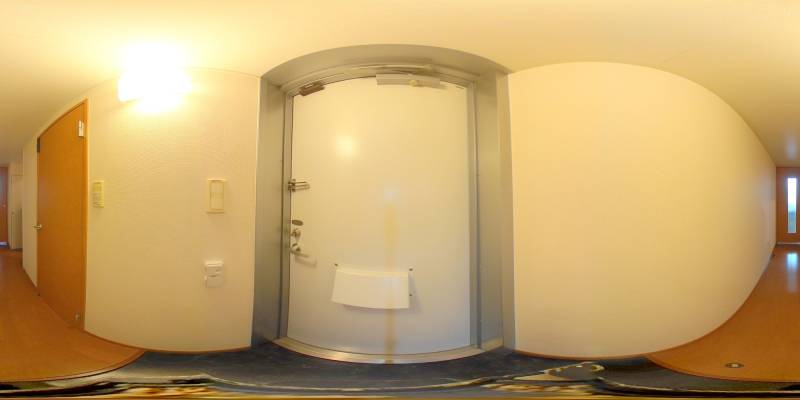 パノラマ画像玄関