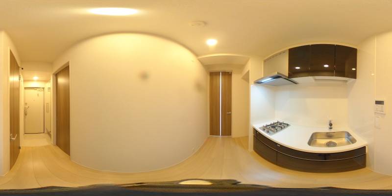 パノラマ画像キッチン