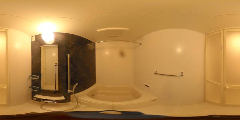 パノラマ画像バスルーム