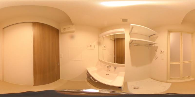 パノラマ画像洗面所