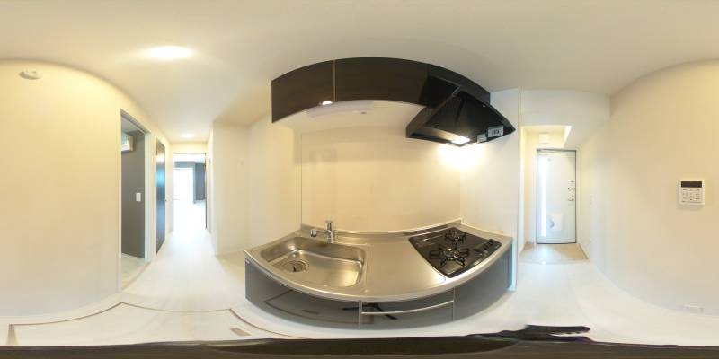 パノラマ画像キッチン