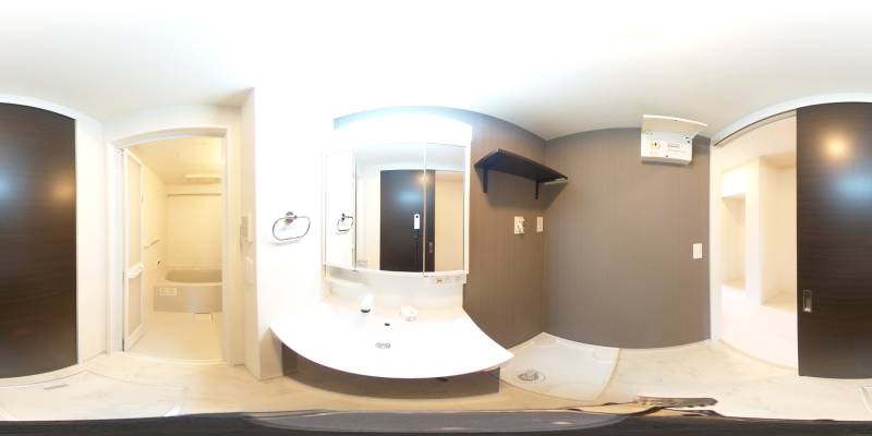 パノラマ画像洗面所