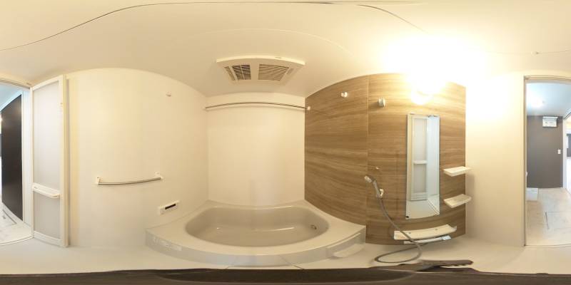 パノラマ画像バスルーム