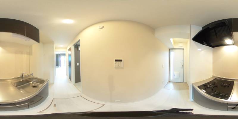 パノラマ画像キッチン