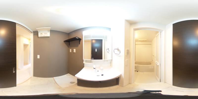 パノラマ画像洗面所