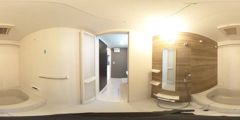 パノラマ画像バスルーム