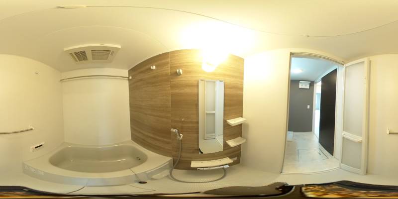 パノラマ画像バスルーム